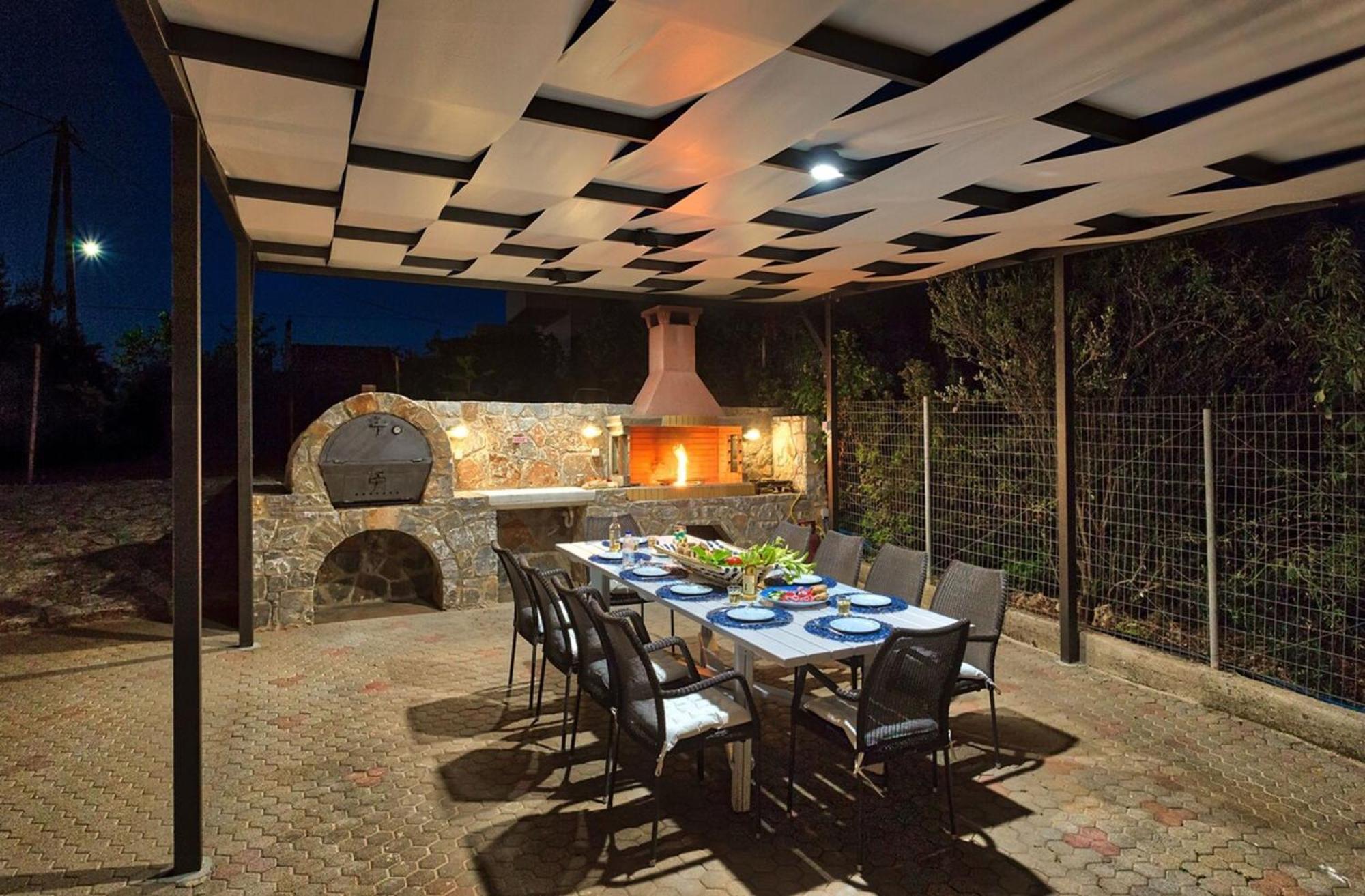 Villa Ampelaki - Premium Villa With Heated Pool Kounoupidhiana Luaran gambar