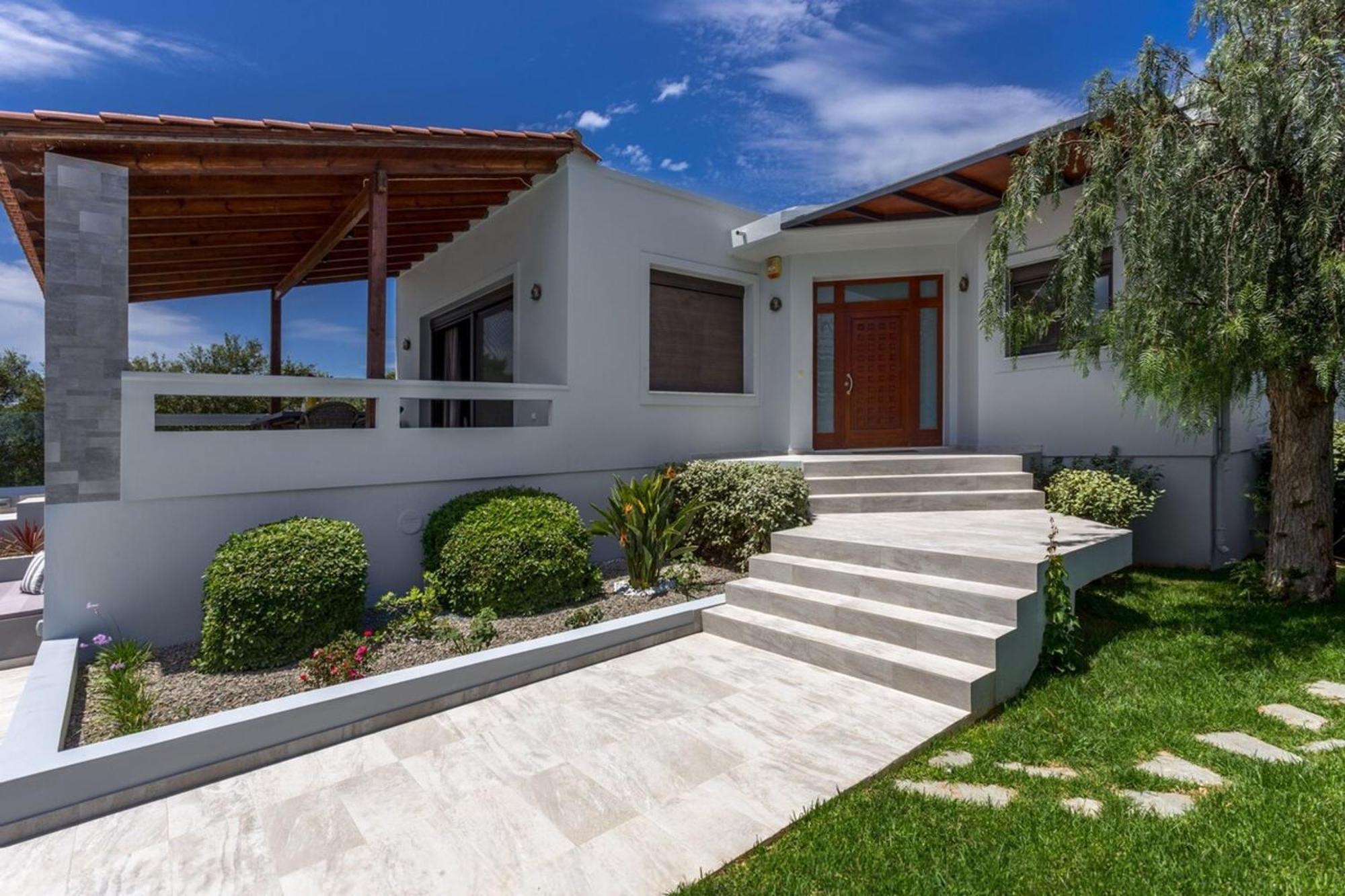 Villa Ampelaki - Premium Villa With Heated Pool Kounoupidhiana Luaran gambar