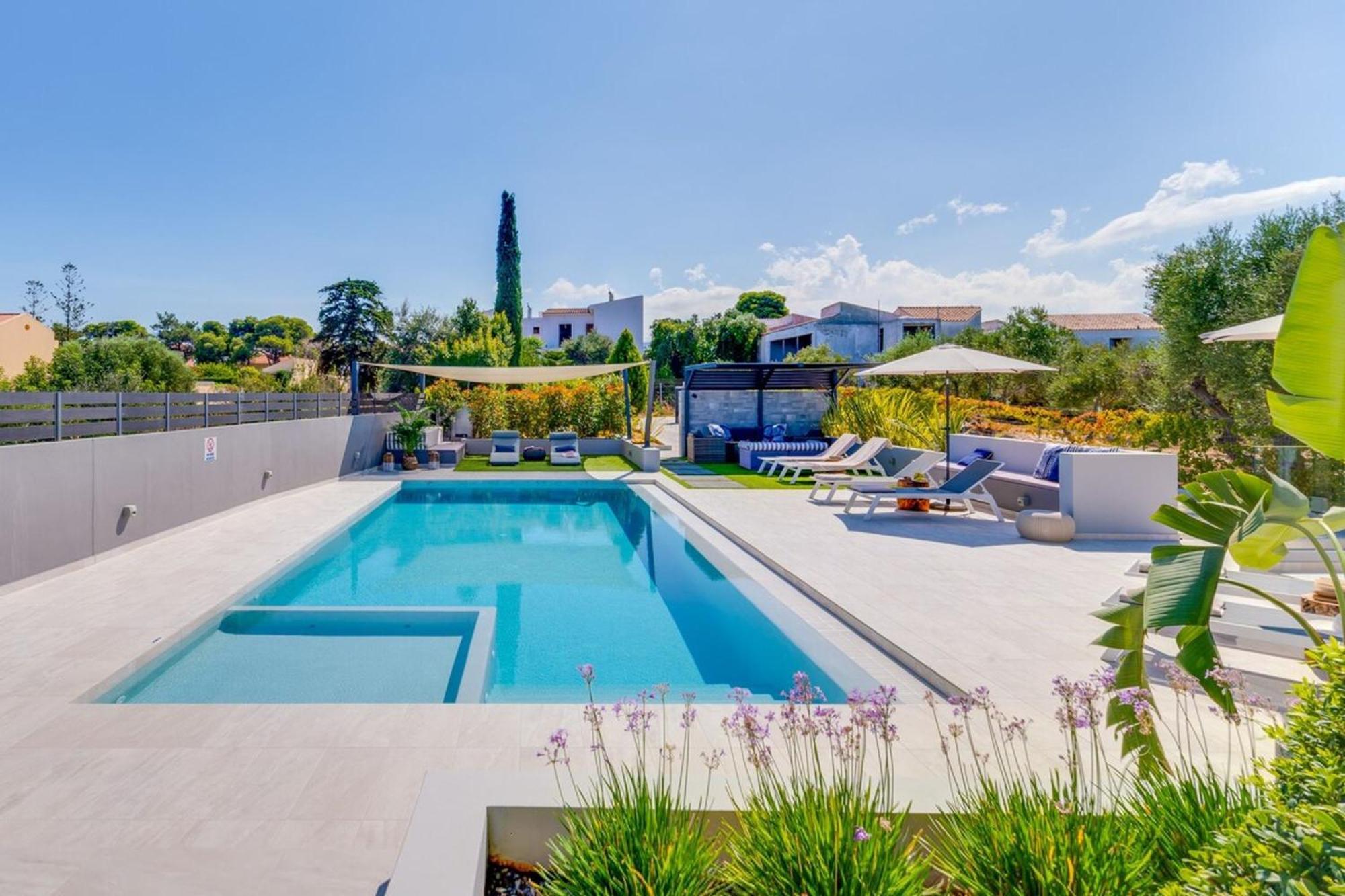 Villa Ampelaki - Premium Villa With Heated Pool Kounoupidhiana Luaran gambar