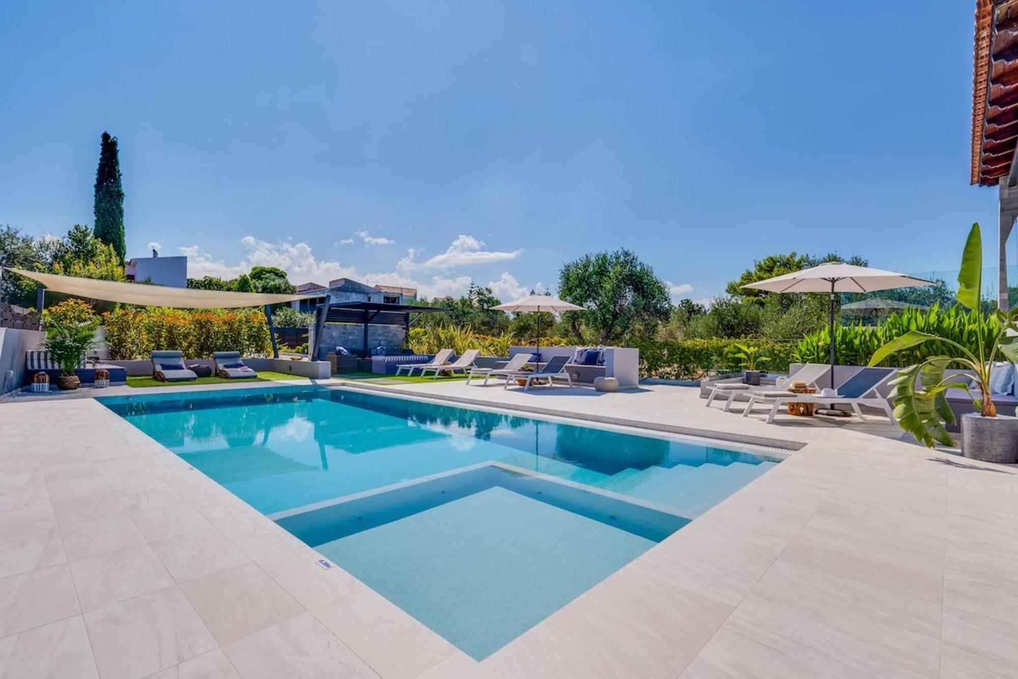 Villa Ampelaki - Premium Villa With Heated Pool Kounoupidhiana Luaran gambar